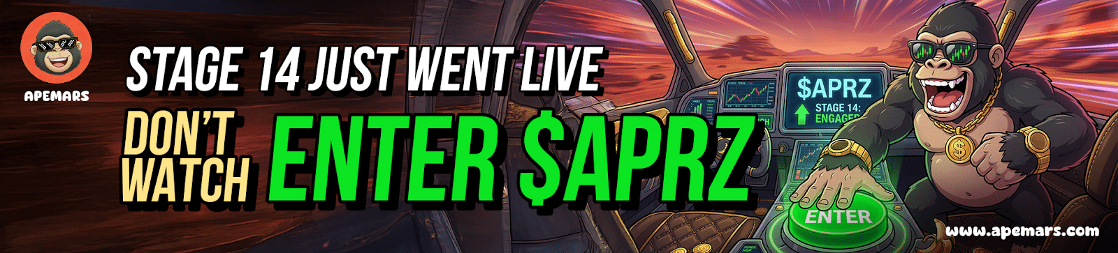 三只Meme币竞逐百倍机遇：APEMARS引爆预售热潮