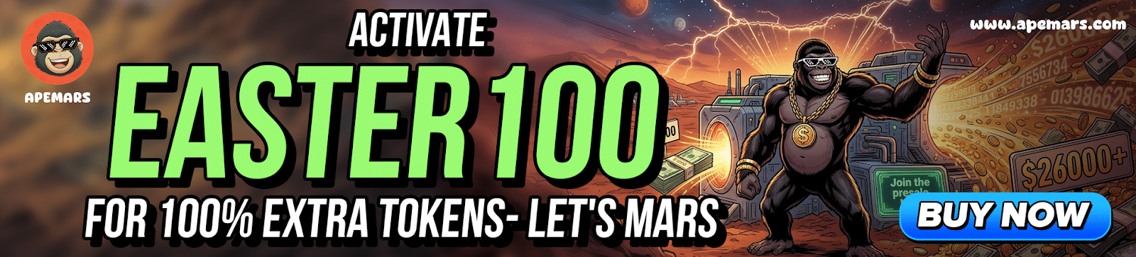 APEMARS预售第15阶段引爆百倍潜力，早入者已锁定翻倍收益