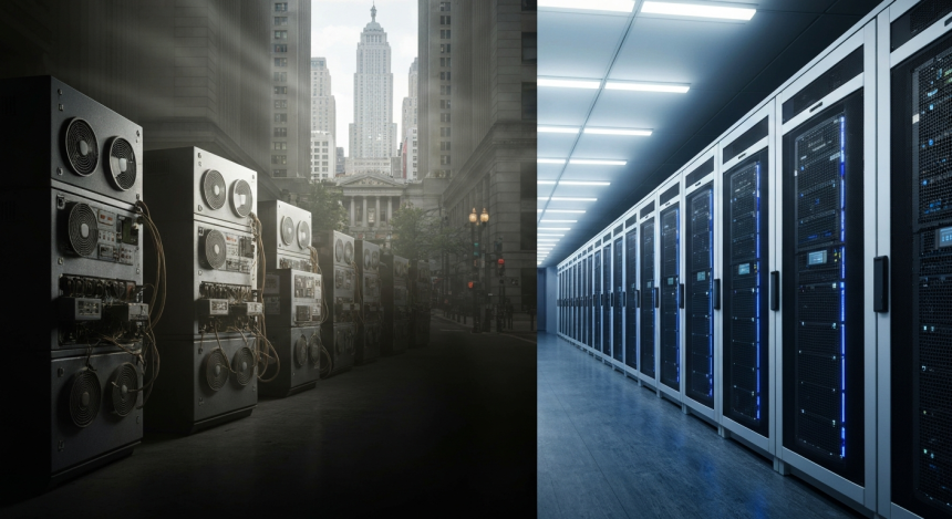 华尔街转向AI基建融资，加密金融格局生变