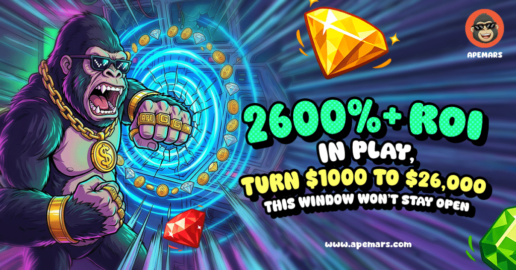 APEMARS预售引爆：2696%回报潜力成百倍币新宠