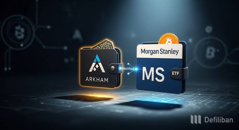 摩根士丹利比特币ETF钱包被链上平台标记