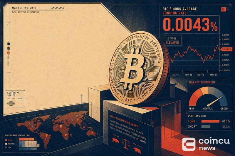 BTC资金费率温和上行，多头情绪偏稳但警惕杠杆过热
