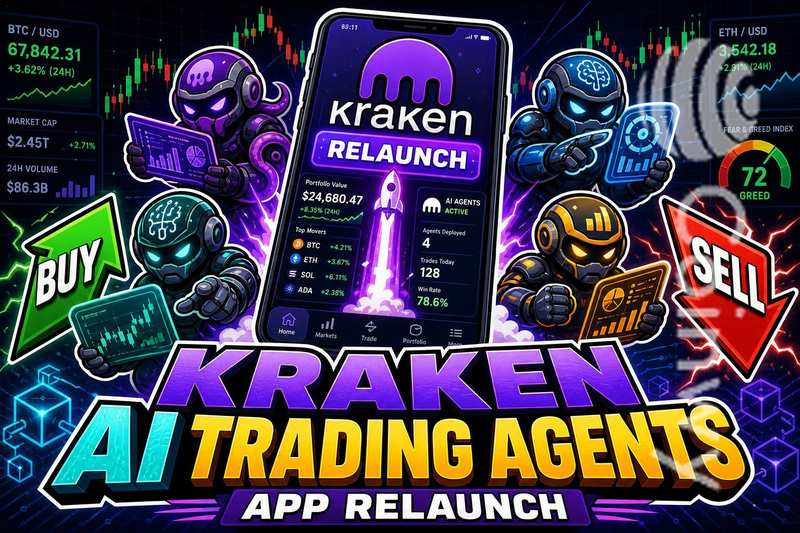 Kraken重塑移动体验：AI交易代理成核心引擎