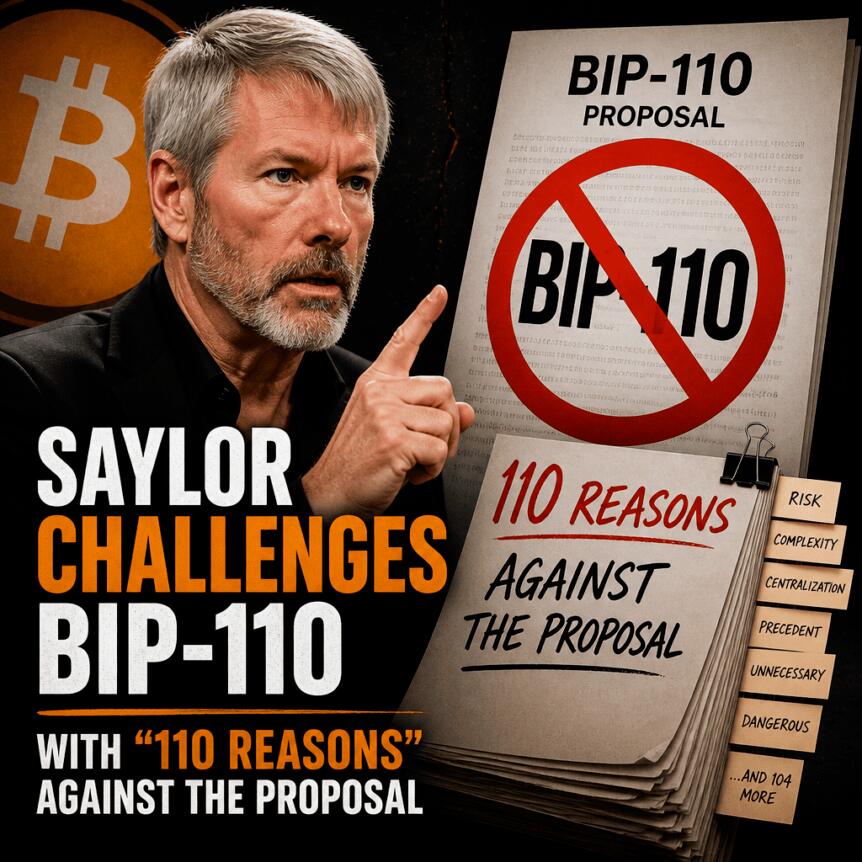 BIP-110争议升级：塞勒力挺目标却拒方案
