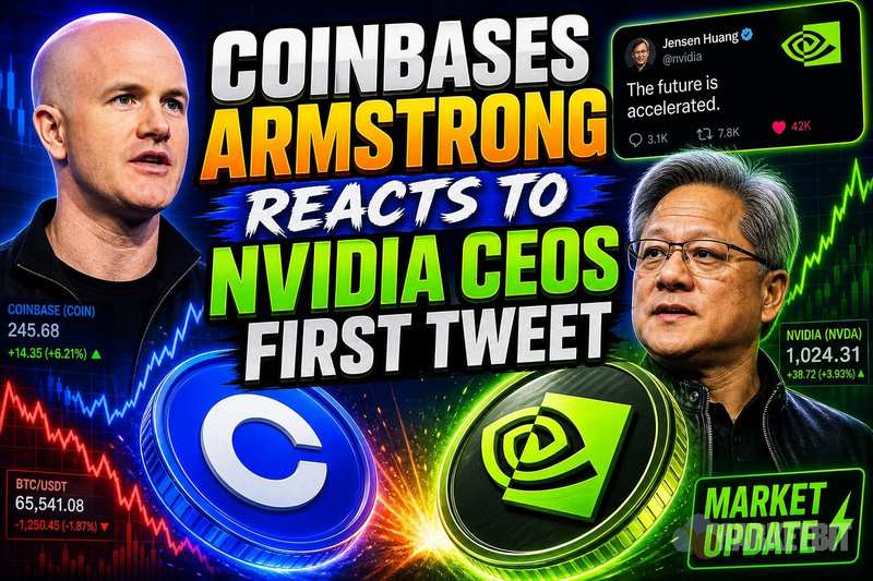 黄仁勋首推引爆跨圈对话，Coinbase CEO罕见回应