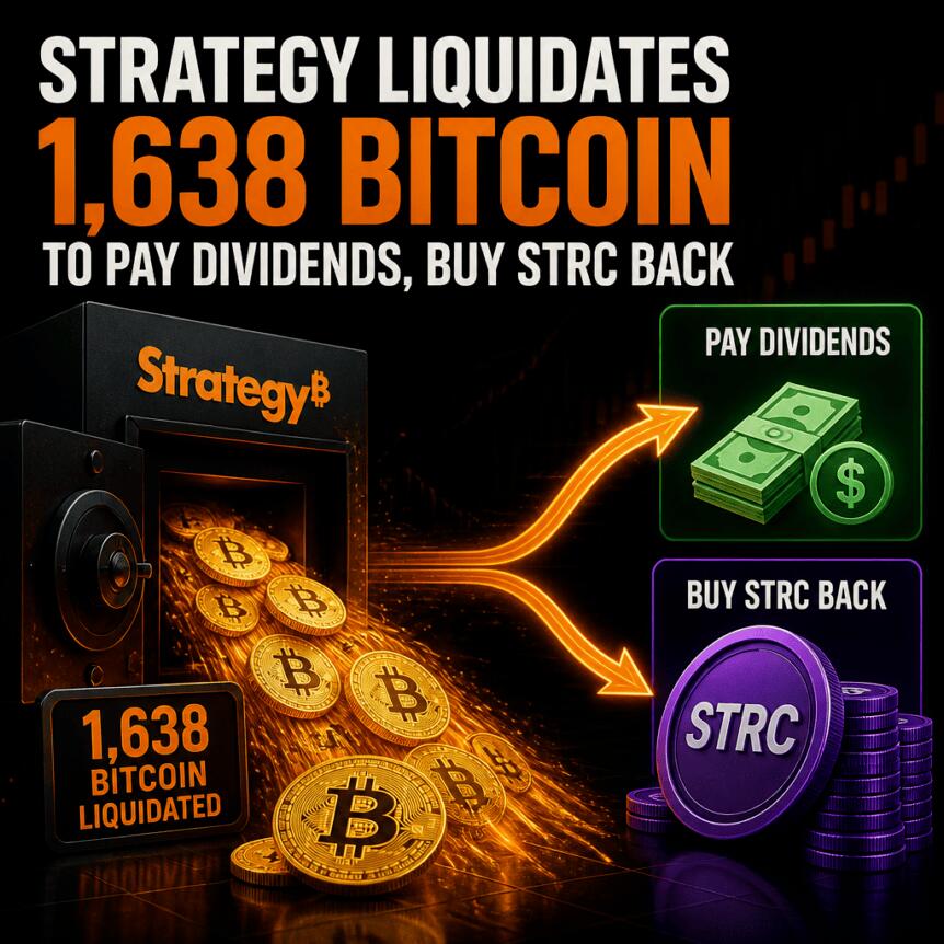 策略公司抛售超千枚比特币，筹资1.05亿支撑分红回购