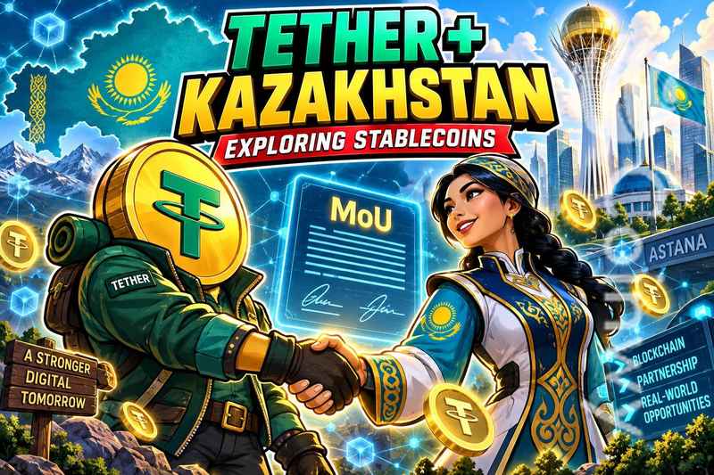 Tether与哈萨克斯坦签署谅解备忘录，探索稳定币合作