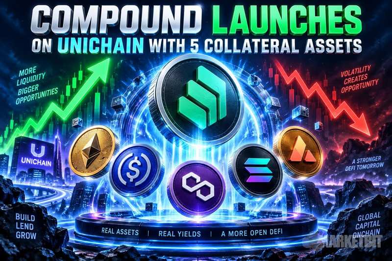 Compound在Unichain上启动，支持5种抵押资产